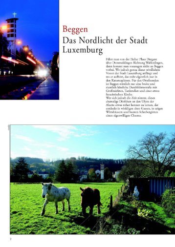 Beggen Das Nordlicht der Stadt Luxemburg - Ons Stad