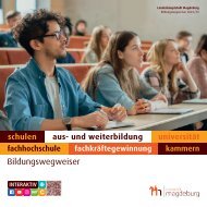 Bildungswegweiser Landeshauptstadt Magdeburg 2022/23