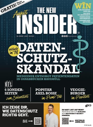 THE NEW INSIDER No. XL, August 2022 #469