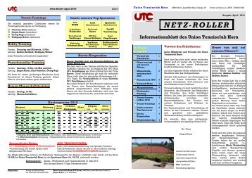 netz-roller - UTC Horn