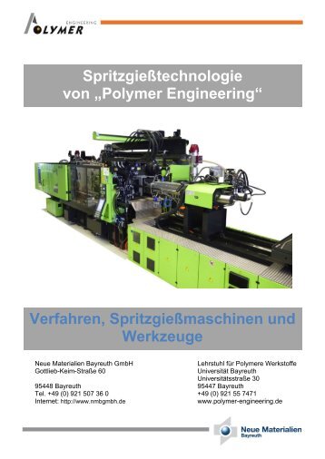 Spritzgießtechnologie von - Neue Materialien Bayreuth GmbH