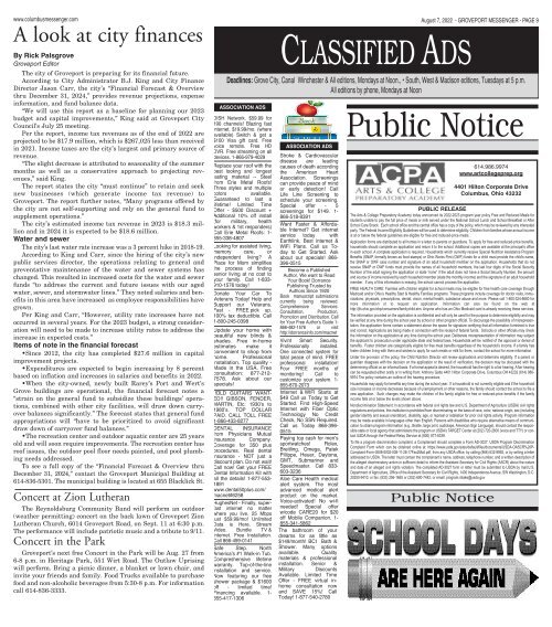 Groveport Messenger - August 7th, 2022