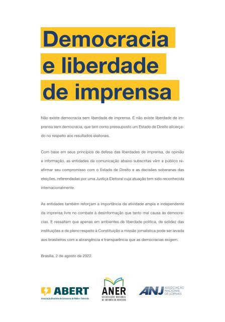 edição de 8 de agosto de 2022