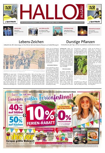 Hallo-Allgäu  vom Samstag, 06.August