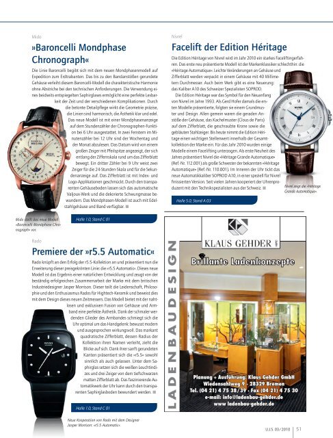 Baselworld 2010 - MCH Group