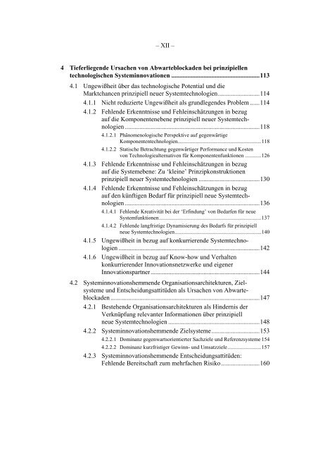 Initiierung technologischer Systeminnovationen - OPUS - Universität ...