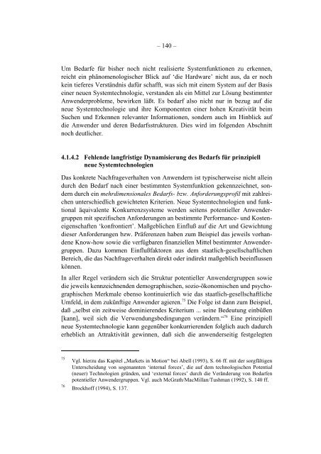 Initiierung technologischer Systeminnovationen - OPUS - Universität ...