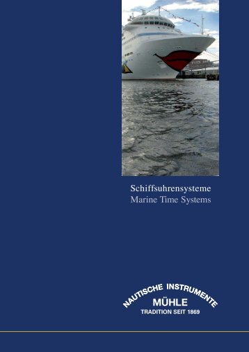 Informationen und technische Daten (PDF, 1,7 MB - Mühle-Glashütte