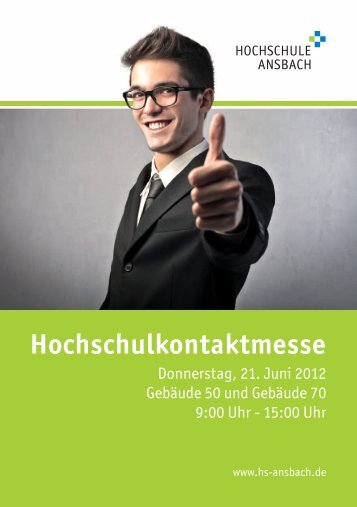 Messeheft - Download als PDF Datei - Hochschule Ansbach