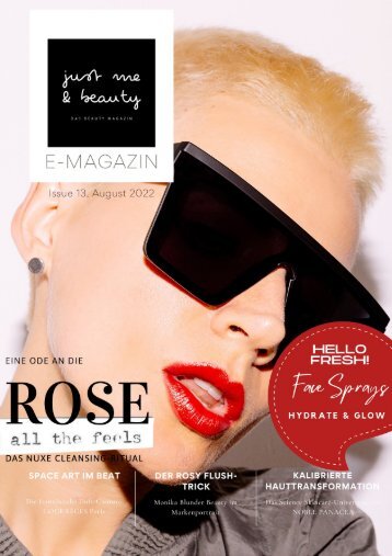 just me & beauty E-Magazin Issue N°13 August 2022