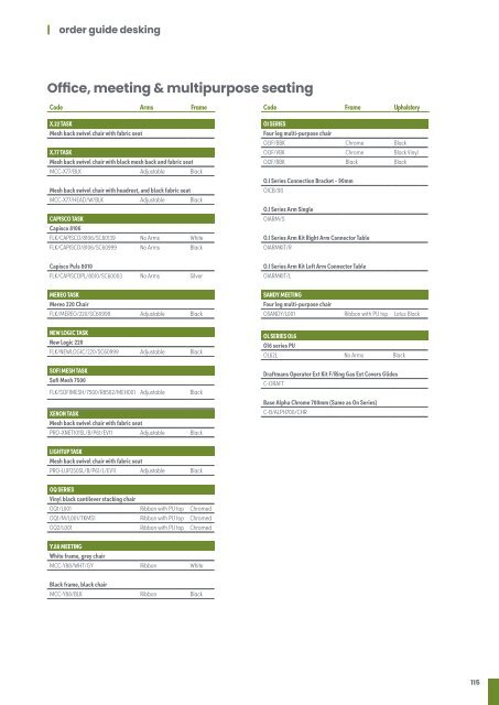 Stacked Office Furniture Catalogue 2022