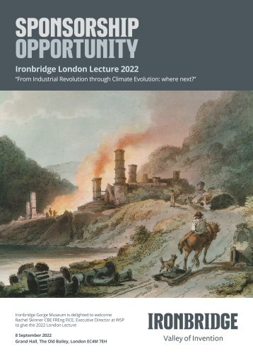 Ironbridge London Lecture 2022