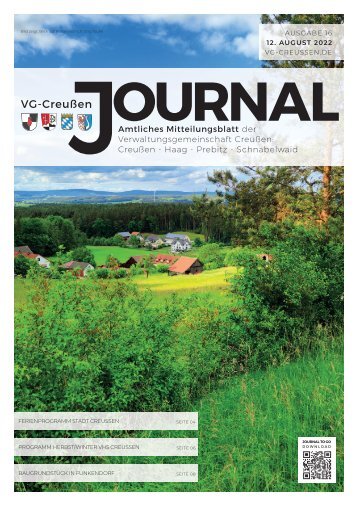 Creußen Journal Ausgabe 12.08.2022