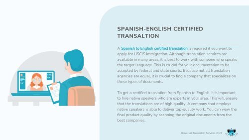 Spanish To English Certified Translation