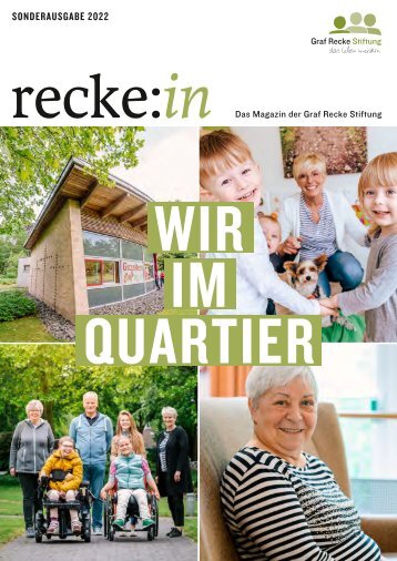 recke:in - Das Magazin der Graf Recke Stiftung Sonderausgabe 2022