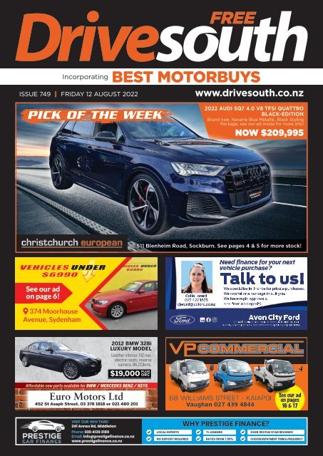 Drivesouth - Best Motor Buys: August 12, 2022