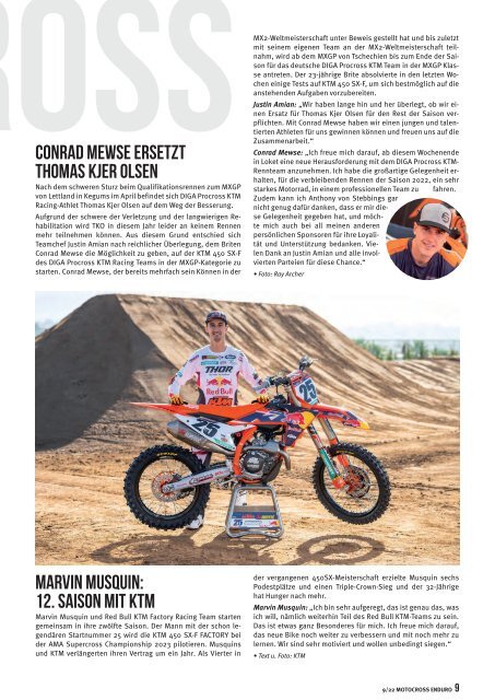 Motocross Enduro Ausgabe 09-2022