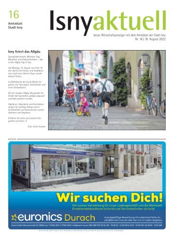 Isny Aktuell 10.08.2022