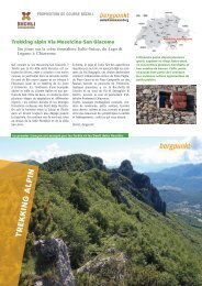 Proposition de Course 08.2022 – Trekking alpin Via Mesolcina-San Giacomo