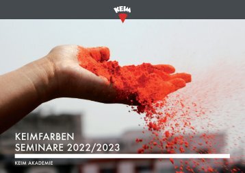 Seminarbroschüre KEIM Akademie 2022/2023