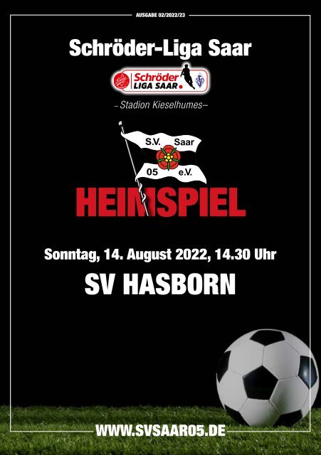 05er Magazin - Heimspiel SV Hasborn