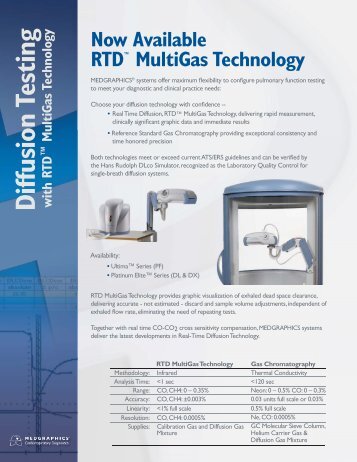 Ultima RTD Brochure DRAFT.indd - Medical Graphics Corporation