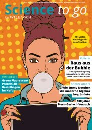 Science to go - Magazin für MINT-Studierende 2022/23