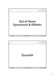 Out of Home Dynamisch & Effektiv Dynamik - Gewista