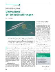 Ultima Ratio bei Erektionsstörungen - Prof. Dr. Schwarzer