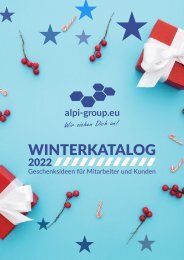 Werbeartikel Alpi Group 2018