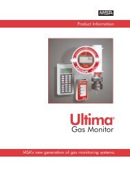 Ultima Gas Monitor 07-2015 - Mine Safety Appliances