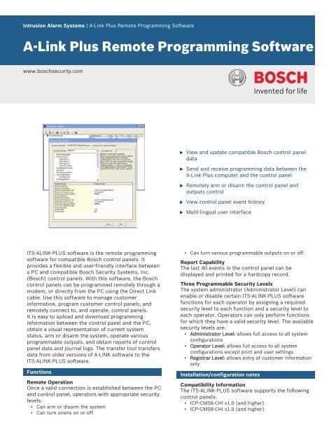 bosch security rps software download