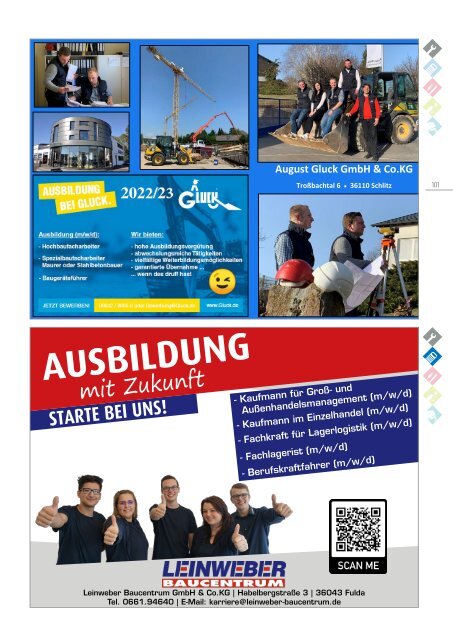 Ausbildungs-Navi für Fulda 2023 Anzeigenteil