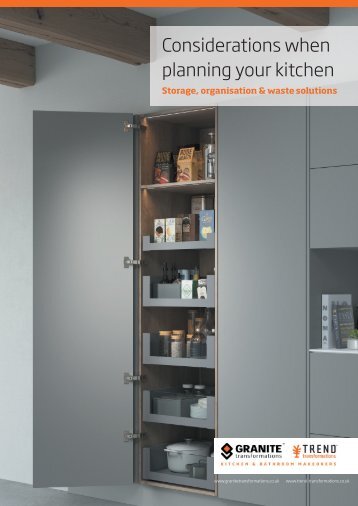 Granite & TREND Transformations Storage Solutions Brochure