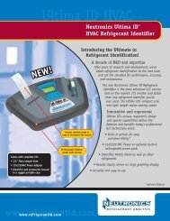 Neutronics Ultima IDTM HVAC Refrigerant Identifier