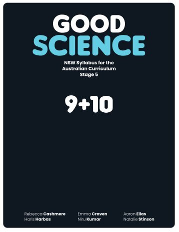Good Science NSW Stage 5 student book sample
