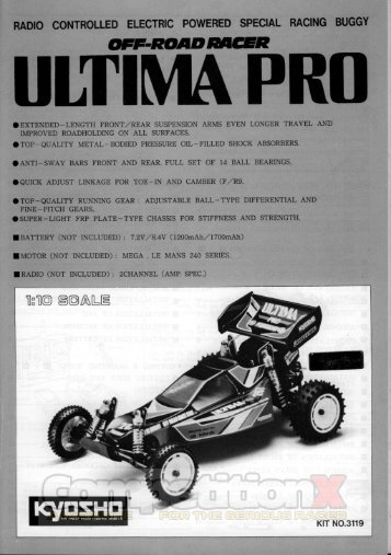 Kyosho Ultima Pro Manual - CompetitionX.com