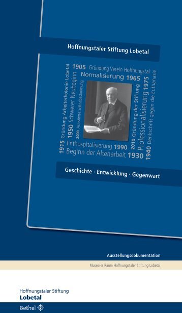 Ausstellungdokumentation der Hoffnungstaler Stiftung Lobetal