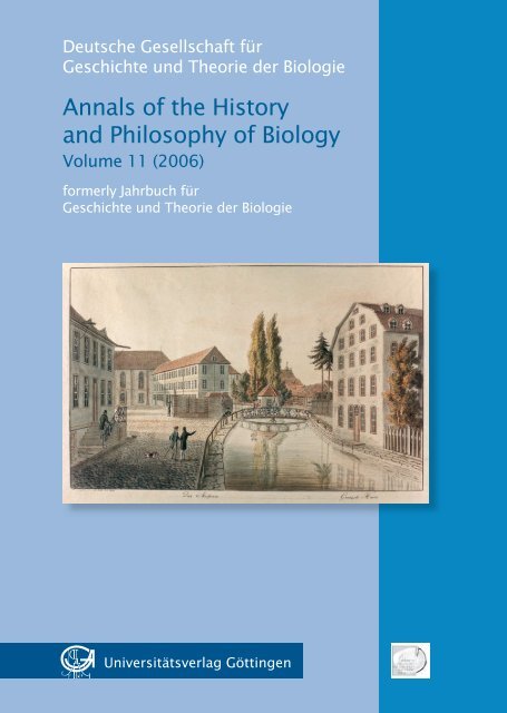 Annals of the History and Philosophy of Biology