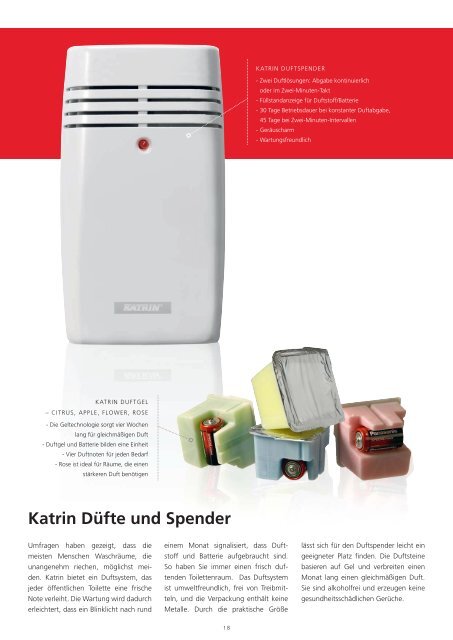 Spender™ Katrin - Ulticom Hygiene Deutschland GmbH