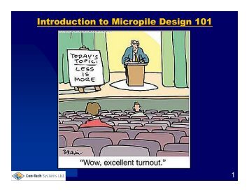 Introduction to Micropile Design 101 - Arizona Ram Jack