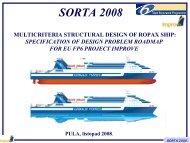 MULTICRITERIA STRUCTURAL DESIGN OF ROPAX SHIP - Uljanik