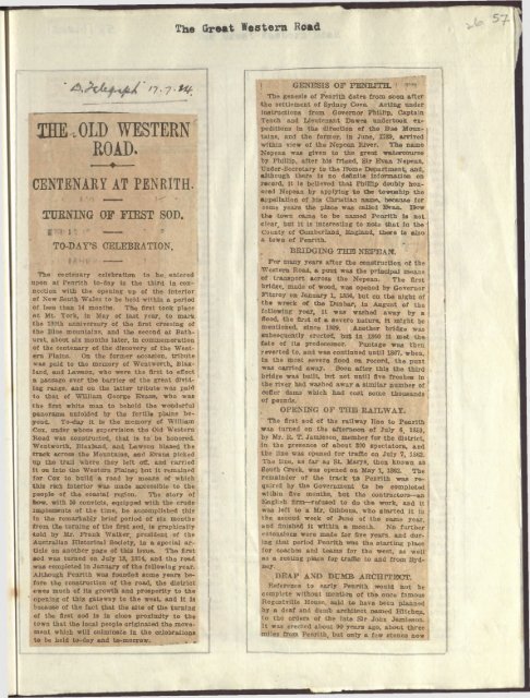 The Great Western Road illustrated by Frank Walker FRAHS