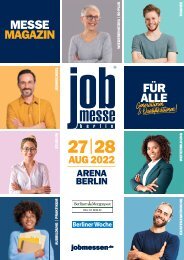 Das MesseMagazin zur jobmesse berlin 2022