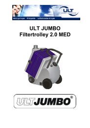 ULT JUMBO Filtertrolley 2.0 MED - Puntafzuiging.nl
