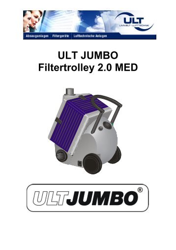 ULT JUMBO Filtertrolley 2.0 MED - Puntafzuiging.nl