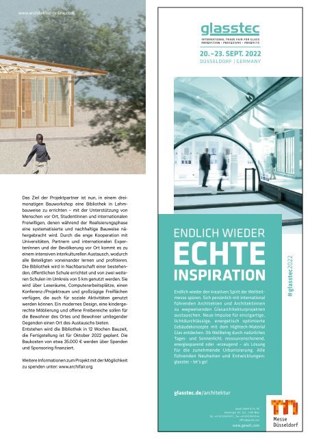 architektur FACHMAGAZIN Ausgabe 5 2022