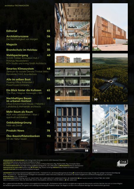 architektur FACHMAGAZIN Ausgabe 5 2022