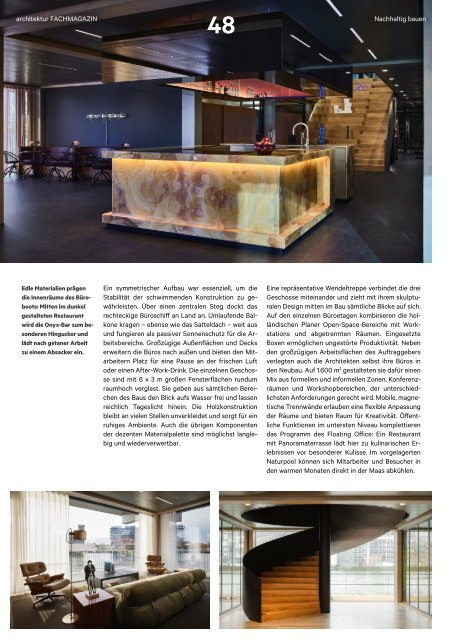 architektur FACHMAGAZIN Ausgabe 5 2022