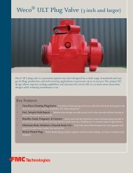 ULT Plug Valve (3-inch and larger) - FMC Technologies
